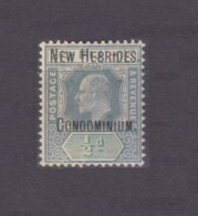 1909 New Hebrides 1 Wz2 King Edward VII / Overprint 180,00 € - Neufs