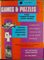 GAMES AND PUZZLES MAGAZINES In 2 Custom Binders 1972 - 1975. (Approx 20) - Other & Unclassified