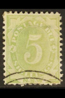 NEW SOUTH WALES 1891 Postage Due 5s. Green, Single Line Perf. 11, BW ND 33w, Neat Part Cancelled To Order Obliterator. C - Other & Unclassified