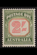 POSTAGE DUE 1953 2s Carmine & Deep Green, SG D130a, Never Hinged Mint. Cat. Â£450. - Other & Unclassified