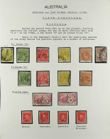 VICTORIA OFFICIAL STATE PERFINSÂ 1930's-1960's Stamps With 'VG', Incl. 2s Roo, KGV Heads Etc. (+/- 125 Stamps) - Other & Unclassified