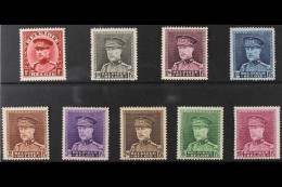 1931 King Albert Definitive Complete Set, Cob 317/24, SG 583/91, Never Hinged Mint. Cat. â‚¬410. (9 Stamps) - Other & Unclassified