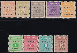 Serie Completa Sass 1 MNH** - Ocu. Anglo-Americana: Sicilia