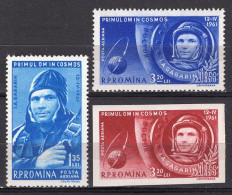 S2516 - ROMANIA ROUMANIE AERIENNE Yv N°141/43 **  ESPACE SPACE - Unused Stamps