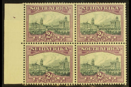 1930-44 2d Slate-grey & Lilac, Watermark Inverted, JOINED PAPER VARIETY In A Block Of 4 (join On Top Pair), SG 44bw, Ver - Unclassified