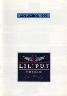 Catalogue LILIPUT 1993 First Class By Bachmann  Spur HO HOe 1:87 - Inglese