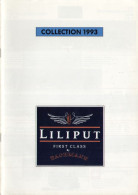 Catalogue LILIPUT 1993 First Class By Bachmann  Spur HO HOe 1:87 - Anglais