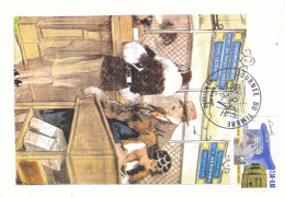 Carte Postale  (Maximum) Souvenir Journée Du Timbre 1992 - Autres & Non Classés