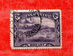 AUSTRALIA TASMANIA ° 1900 - Vue De HOBART. Yvert. 61.  Used. - Usados