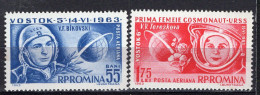 S2526 - ROMANIA ROUMANIE AERIENNE Yv N°175/76 ** ESPACE SPACE - Ungebraucht