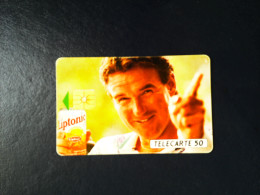 ► LIPTONIC Avec Jimmy CONNORS     !  France Telecom - Food