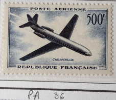 TIMBRE France POSTE Aérienne N° 36 Neuf - 1957-59 - Yvert & Tellier 2003 Coté Minimum 35 € - 1927-1959 Neufs