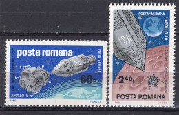S2539 - ROMANIA ROUMANIE AERIENNE Yv N°219/20 ** ESPACE SPACE - Ongebruikt