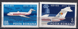 S2540 - ROMANIA ROUMANIE AERIENNE Yv N°223/24 ** AVIATION - Ungebraucht