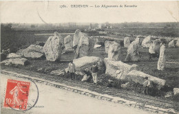 ERDEVEN - LES ALIGNEMENTS DE KERZERHO - 1909 - - Erdeven