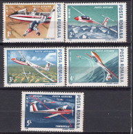 S2544 - ROMANIA ROUMANIE AERIENNE Yv N°302/06 ** (-301) SPORT Ruille Rust - Neufs