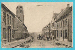 * Zonnebeke (bij Ieper - West Vlaanderen) * (Uitg Durnez) Rousselaeresteenweg, église, Steenweg Naar Roeselare - Zonnebeke