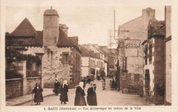 Baud * Rue Et Vue Pittoresque Du Centre De La Ville - Baud