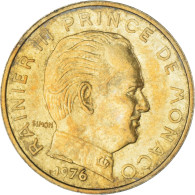 Monnaie, Monaco, 10 Centimes, 1976 - 1960-2001 Nouveaux Francs