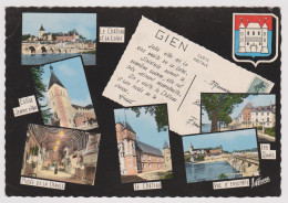 45 - GIEN - Souvenir - Multi Vues - Ed. VALOIREn° 4.278 - 1967 - Gien