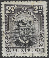 Southern Rhodesia. 1924-29 KGV. 2d Used. SG 4 - Southern Rhodesia (...-1964)