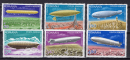 S2565 - ROMANIA ROUMANIE AERIENNE Yv N°253/58 ** DIRIGEABLES - Nuevos