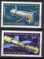 S2567 - ROMANIA ROUMANIE AERIENNE Yv N°267/68 ** ESPACE SPACE - Unused Stamps