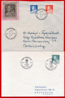 FDC Groënland 25/07/1963 Et 11/03/1964. Roi Frédéric IX - Lettres & Documents