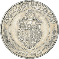 Monnaie, Tunisie, 1/2 Dinar, 1997 - Tunisia