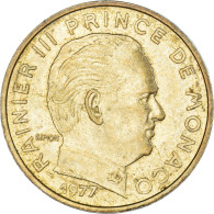Monnaie, Monaco, 10 Centimes, 1977 - 1960-2001 Nouveaux Francs
