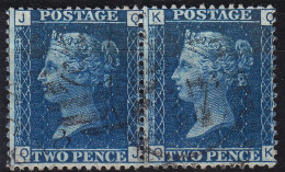 ENGLAND GREAT BRITAIN [1858] MiNr 0017 Pl 14 ( O/used ) [05] 2er - Oblitérés