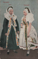 Folklore - Speewald - Braut - Brautjungfer -  Carte Postale Ancienne - - Costumes