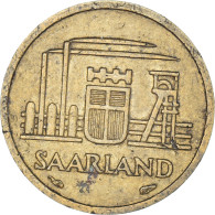 Monnaie, Saare, 10 Franken, 1954 - 10 Francos