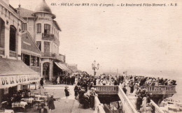 SOULAC SUR MER - COTE D'ARGENT - LE BOULEVARD FELIX -MESNARD   1925 - Soulac-sur-Mer