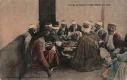 LIBAN - Groupe De Druses Du Liban Prenant Leur Repas - Edition Aux Cedres Du Liban - Carte Postale Ancienne - - Lebanon