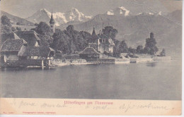 1901 - SUISSE - SCHWEIZ - SWITZERLAND - HILTERFINGEN AM THUNERSEE - Hilterfingen