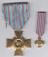 Croix Du Combattant Et Sa  Réduction - Frankrijk