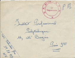 LETTRE  AVEC CACHET ROUGE DE FRANCHISE MILITAIRE S.P.  87.139  A.F.N. - War Of Algeria