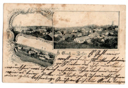 Allemagne--IRSEE -1900--3 Vues--Gruss Aus Irsee..carte Précurseur...  .timbre..cachet  EBERSBACH - Otros & Sin Clasificación