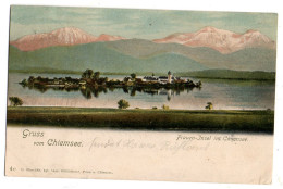 Allemagne--CHIEMSEE -1900-- Gruss Aus Chiemsee..Frauen Insel....carte Précurseur.....cachet INGOLSTADT - Sonstige & Ohne Zuordnung