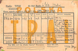 Ac6274 -  POLAND -  VINTAGE  POSTCARD -  Warszawa - 1926   RADIO CARD - Radio