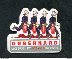 Petit Sticker Autocollant Pompier "Dubernard  - Matériel Et Service Incendie" 78 Houilles - Sapeurs Pompiers - Pompiers