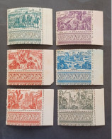 FRANCE COLONIE CAMEROUN 1946 TCHAD AU RHIN TYPES TIMBRES AERIENS D AFRIQUE EQUATORIALE CAT YVERT N 32/37 MNH - 1946 Tchad Au Rhin