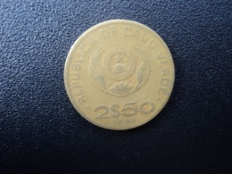 CAP VERT : 2.5 ESCUDOS    1982    KM 18     TTB - Cape Verde