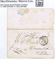 Ireland Laois France 1840 Wrapper To Mountmellick "pr L'Angleterre" AMIENS 30 JUIL 1840, Charged "1/6" - Vorphilatelie