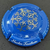 45 - 60e - Feuillatte Nicolas, Bleu Foncé Et Or (côte 1,5 Euros) Capsule De Champagne - Feuillate