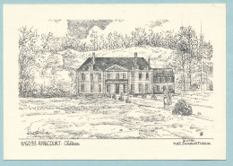 RIBECOURT - Château - Dessin à La Plume Yves Ducourtioux - Ribecourt Dreslincourt