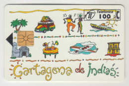 SPAIN - Cartagena De Indias, P-153, 10/95, Tirage 4.000, Used - Emissions Privées