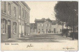 Zele    -   Statieplein   -   1903  Naar  Anvers - Zele