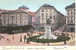 ITALIE - Genova - Piazza Corvetto - Carte Postale Ancienne - Genova